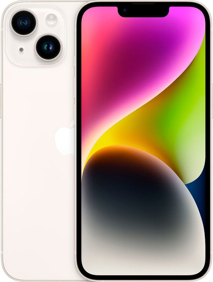 APPLE IPHONE 14 - 128GB 256GB (FACTORY UNLOCKED) 100% BATTERY ⚫⚪🔴🔵 ✤SEALED✤