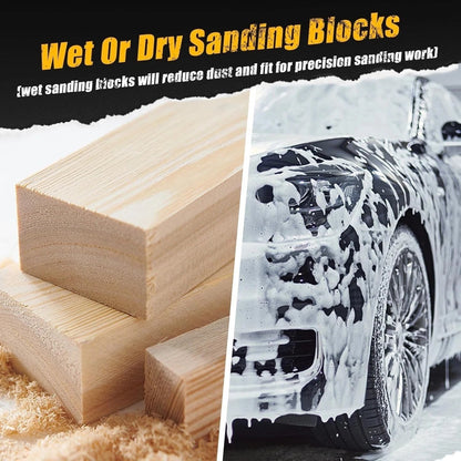Sanding Block Kit Wet Dry Sanding Blocks Auto Body for Automotive Bodywork